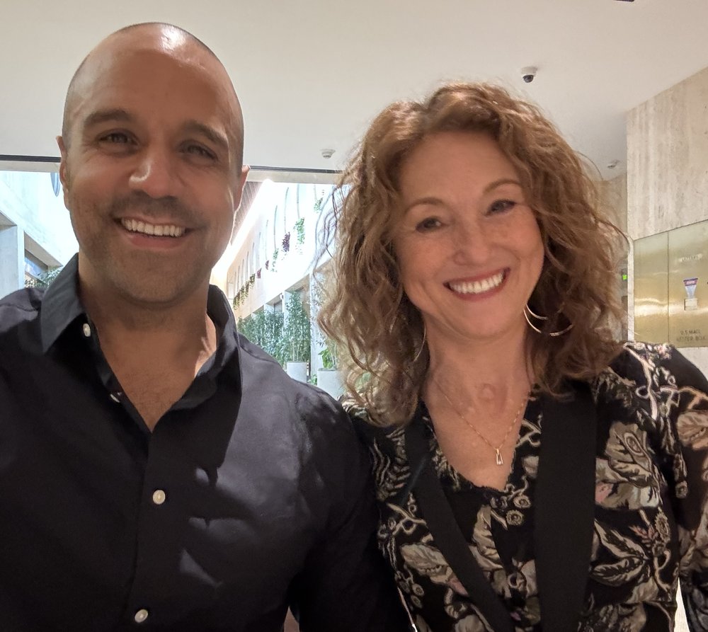 Ray and Rebecca Poole smiling together in a selfie.
